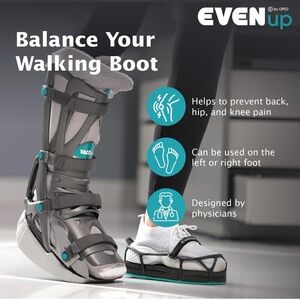 Unisex Shoe Lift Riser-Compensates Leg Length for Walking Boot